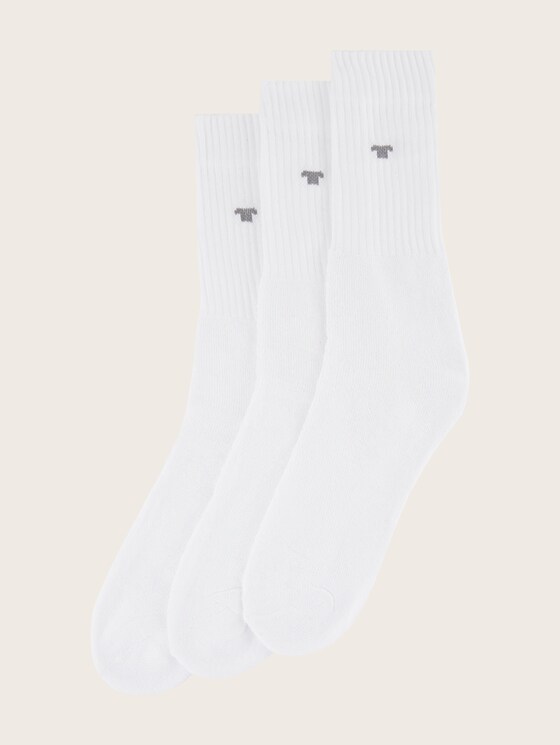Tennis-Socken im Dreierpack - Männer - white Tennis-Socken im Dreierpack - Männer - white - 7 - TOM TAILOR