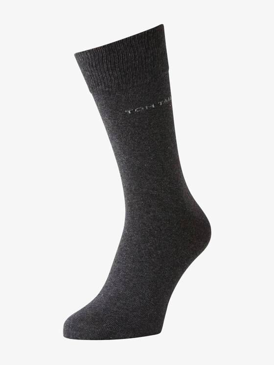 Socken im Doppelpack - Männer - anthracite melange Socken im Doppelpack - Männer - anthracite melange - 2 - TOM TAILOR