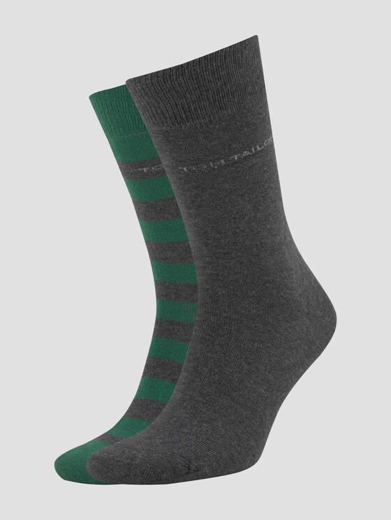 Socken im Doppelpack - Männer - dark green Socken im Doppelpack - Männer - dark green - 7 - TOM TAILOR