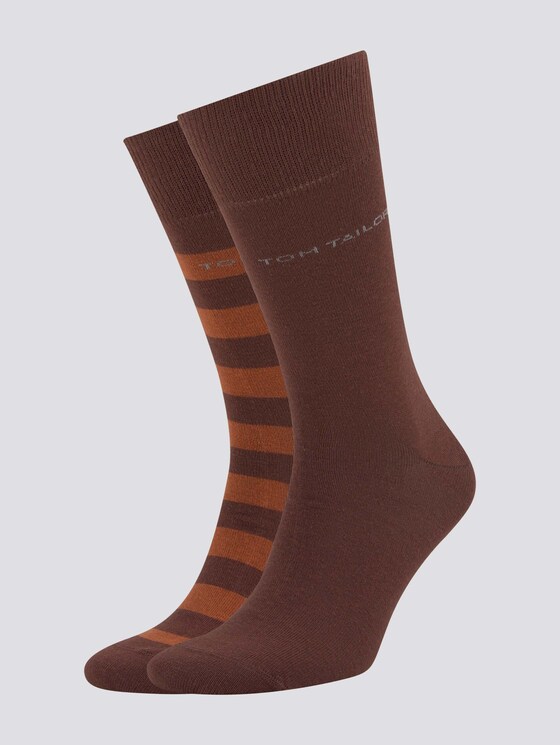 Socken im Doppelpack - Männer - dark mahagony Socken im Doppelpack - Männer - dark mahagony - 7 - TOM TAILOR