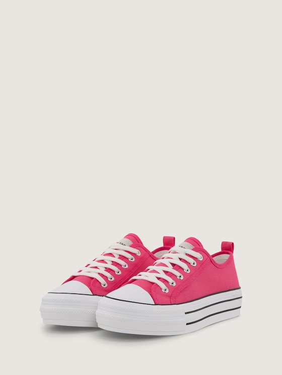 Sneaker mit Plateau von Women, pink