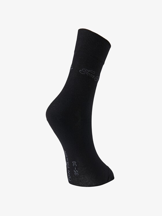basic socks double pack - Women - black basic socks double pack - Women - black - 2 - TOM TAILOR