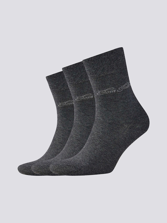 Dreierpack Basic Socken