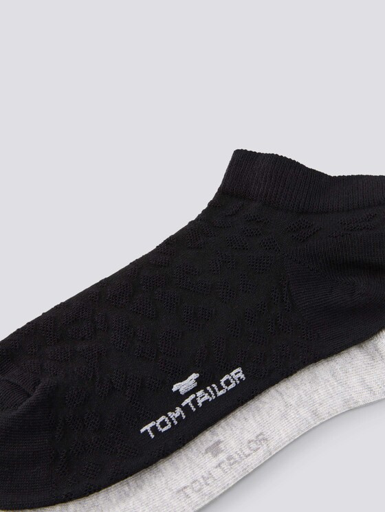 Sneakersocken mit Leopardenmuster im Doppelpack - Frauen - black Sneakersocken mit Leopardenmuster im Doppelpack - Frauen - black - 9 - TOM TAILOR