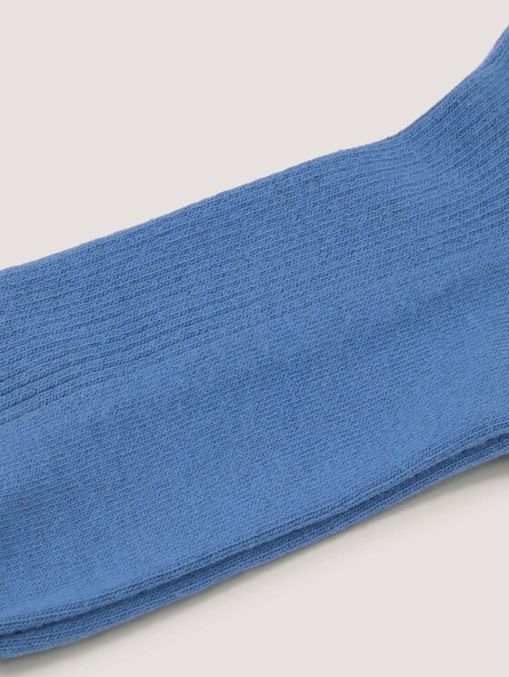 Kurze Socken mit Rippstruktur - Frauen - bright cobalt Kurze Socken mit Rippstruktur - Frauen - bright cobalt - 9 - TOM TAILOR