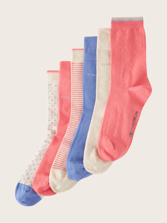 Socken im gemischten Sechserpack