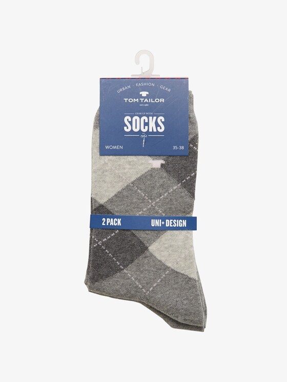 sokken per twee paar verpakt - Vrouwen - light grey melange sokken per twee paar verpakt - Vrouwen - light grey melange - 15 - TOM TAILOR