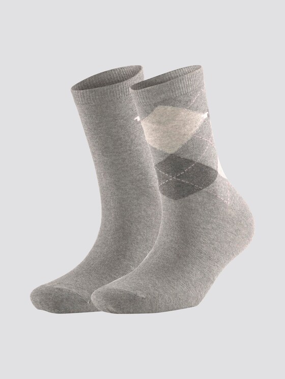 sokken per twee paar verpakt - Vrouwen - light grey melange sokken per twee paar verpakt - Vrouwen - light grey melange - 7 - TOM TAILOR