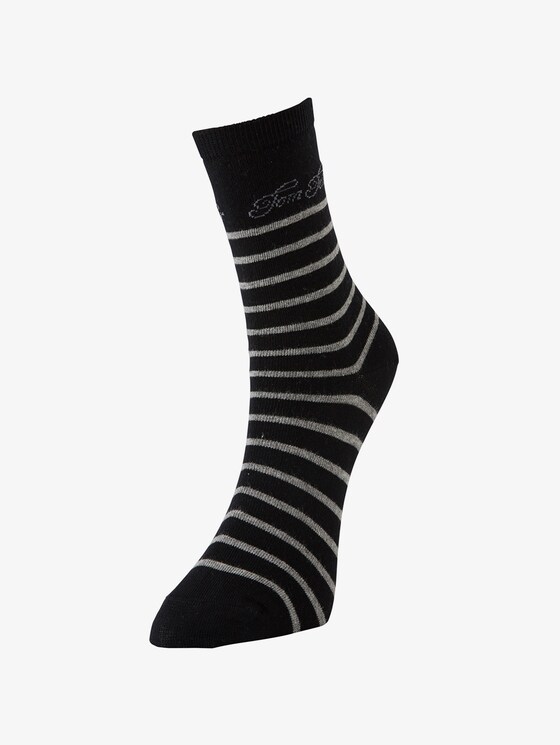 2er Pack Socken mit Logo-Schrift - Frauen - black 2er Pack Socken mit Logo-Schrift - Frauen - black - 17 - TOM TAILOR