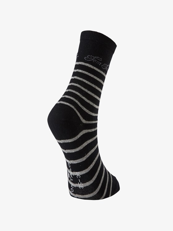 2er Pack Socken mit Logo-Schrift - Frauen - black 2er Pack Socken mit Logo-Schrift - Frauen - black - 8 - TOM TAILOR