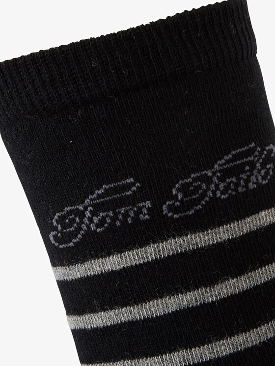 2er Pack Socken mit Logo-Schrift