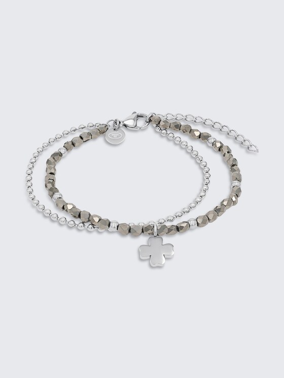 Gliederarmkette Herz aus Edelstahl silber von Women, silver