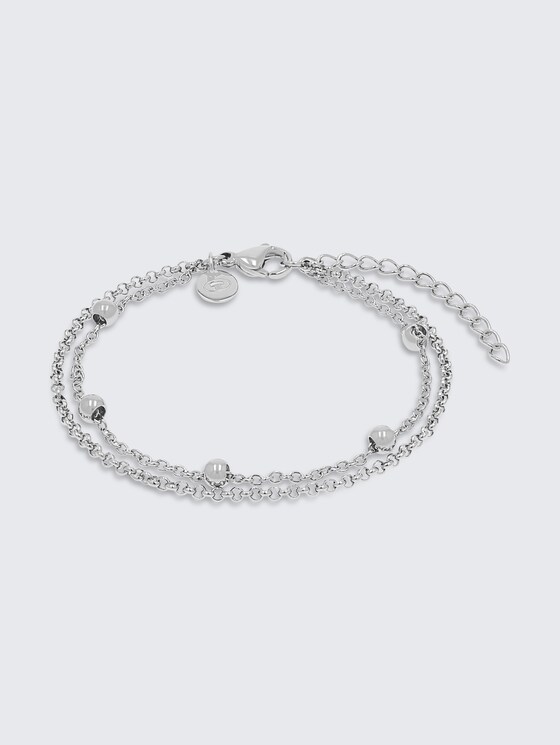 Gliederarmkette aus Edelstahl silber von Women, silver