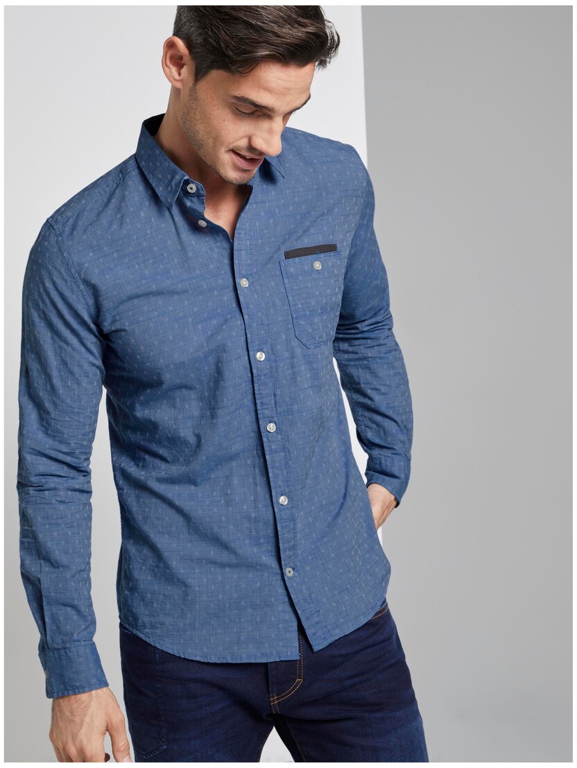 gepunktetes Hemd - von TOM TAILOR