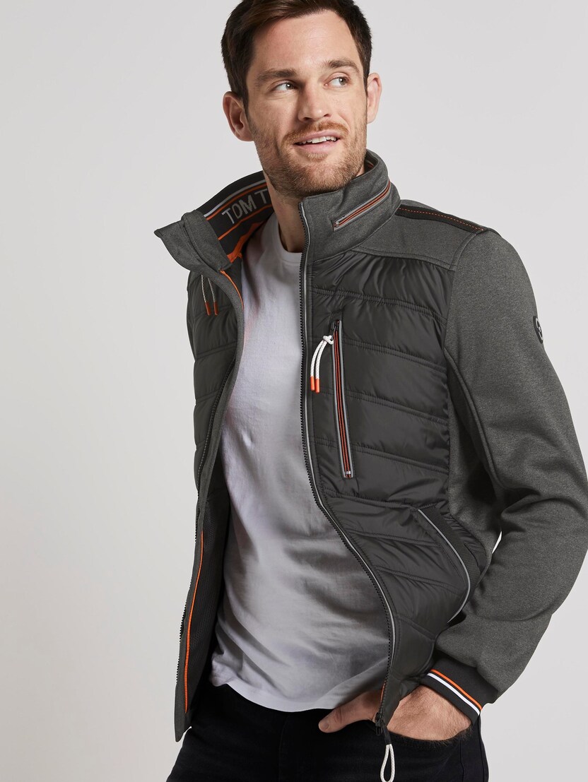 Hybrid Fleece Jacke Von Tom Tailor