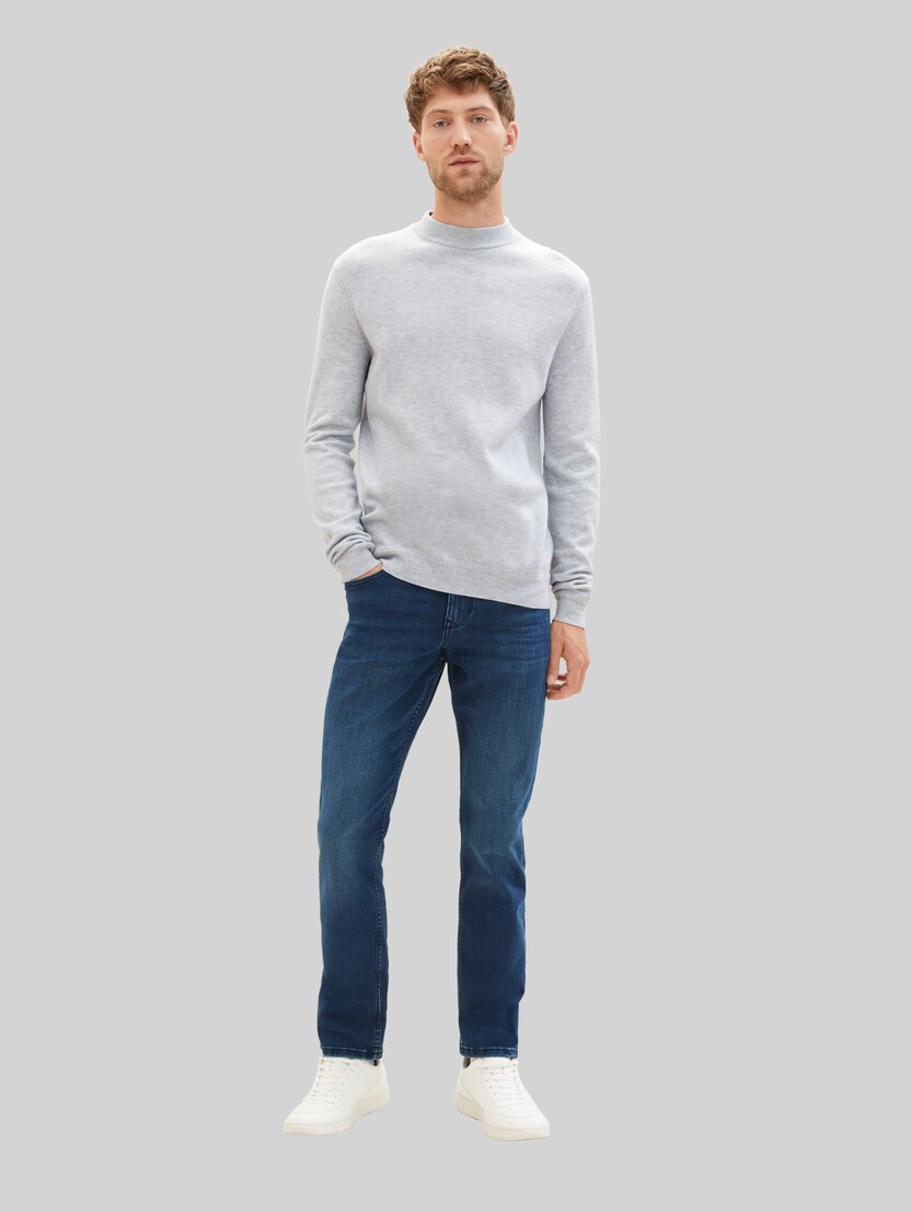 Jean Slim Garçon TOM TAILOR - Coupe Classique 5 Poches, élasthanne, Coton Bio 50% - Pour Un Look Décontracté Et Confortable