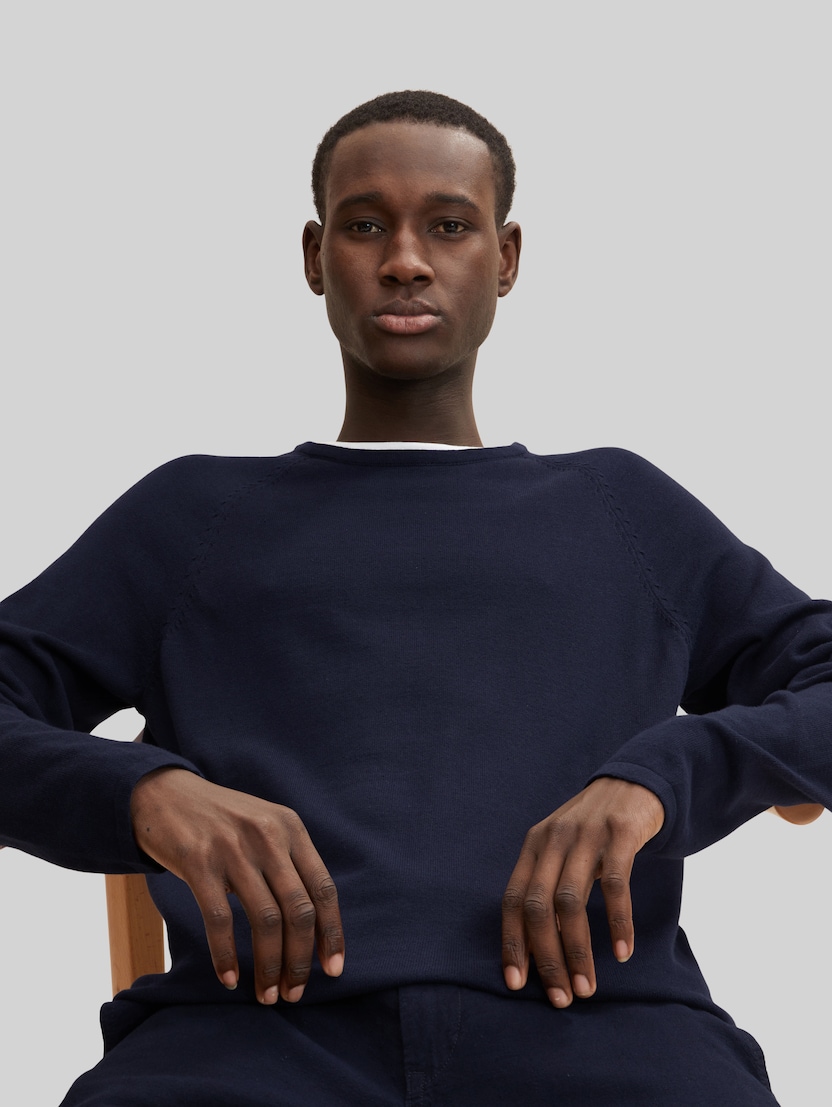 Basic knitted sweater by Tom Tailor