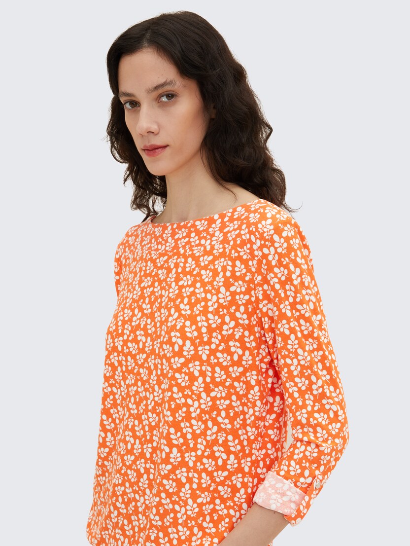 Tom Tailor Regular fit gebreide top van katoenmix in