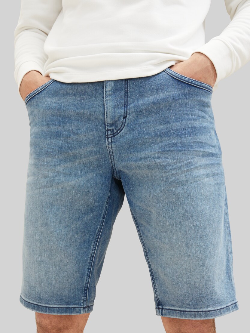 TOM TAILOR Bermuda Jeans Uomo | Corti, Comodi, Casual | Con Tessuti Sostenibili BE PART