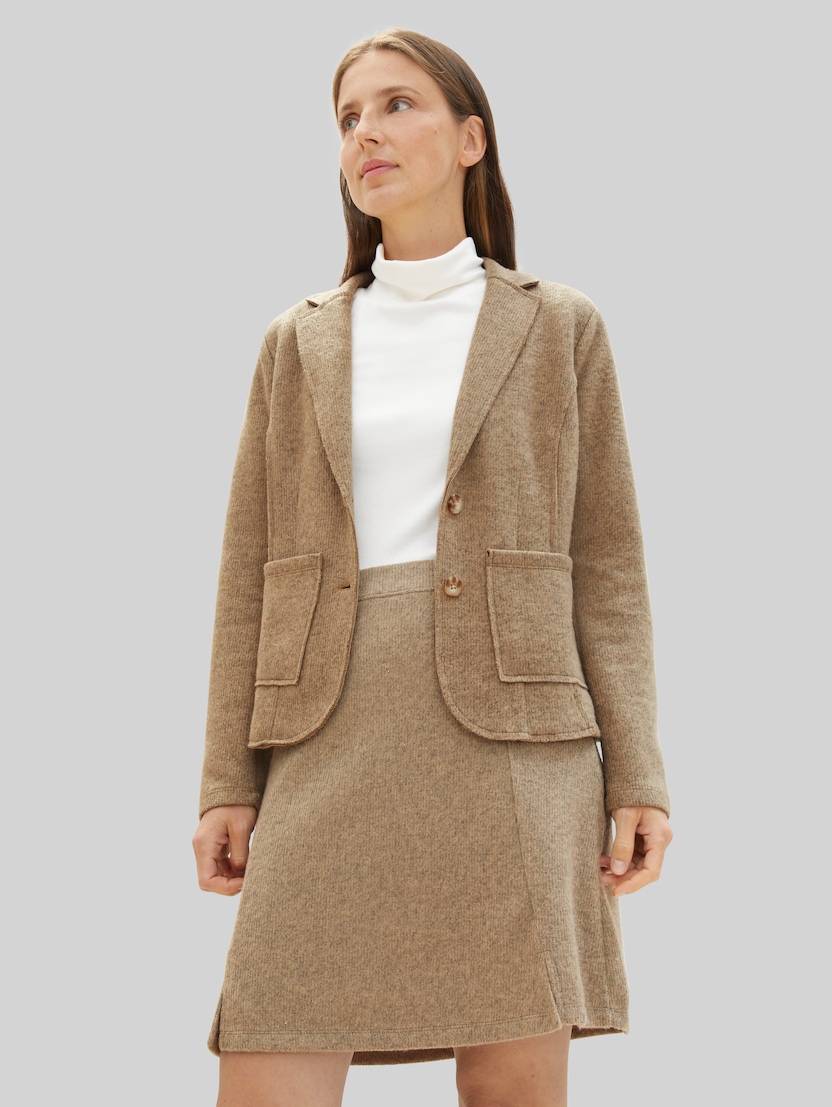 Americana Punto Mujer Blazer De Punto TOM TAILOR Para Mujer Americana Punto Mujer Blazer De Punto TOM TAILOR Para Mujer