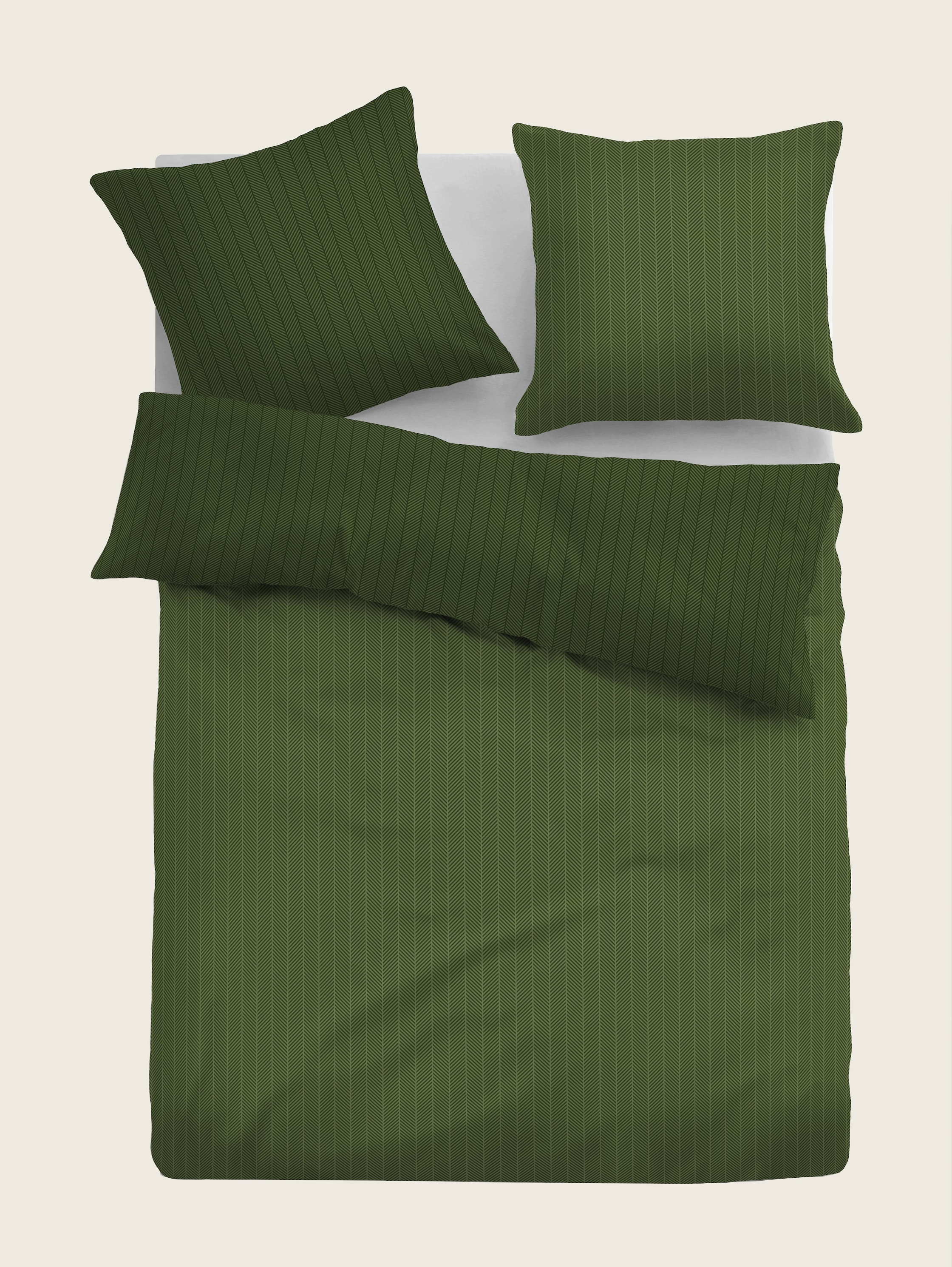 Gemusterte Bettwäsche - forest