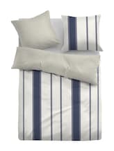 Non sélectionné, Linge de lit rayé par , bleu