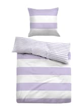 Sélectionné, Linge de lit rayé par Tom Tailor, violet