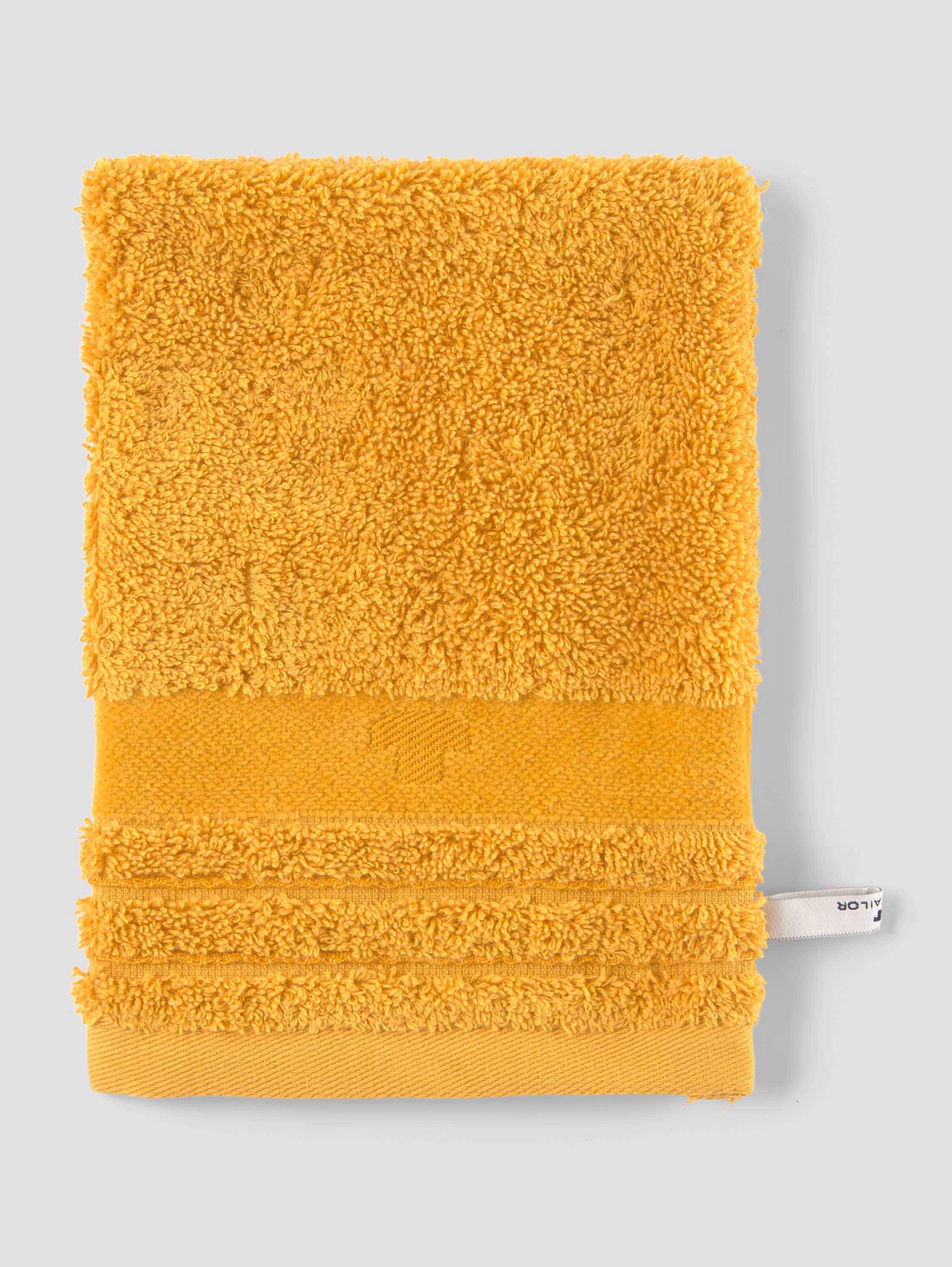 Kleine washandschoen - mustard