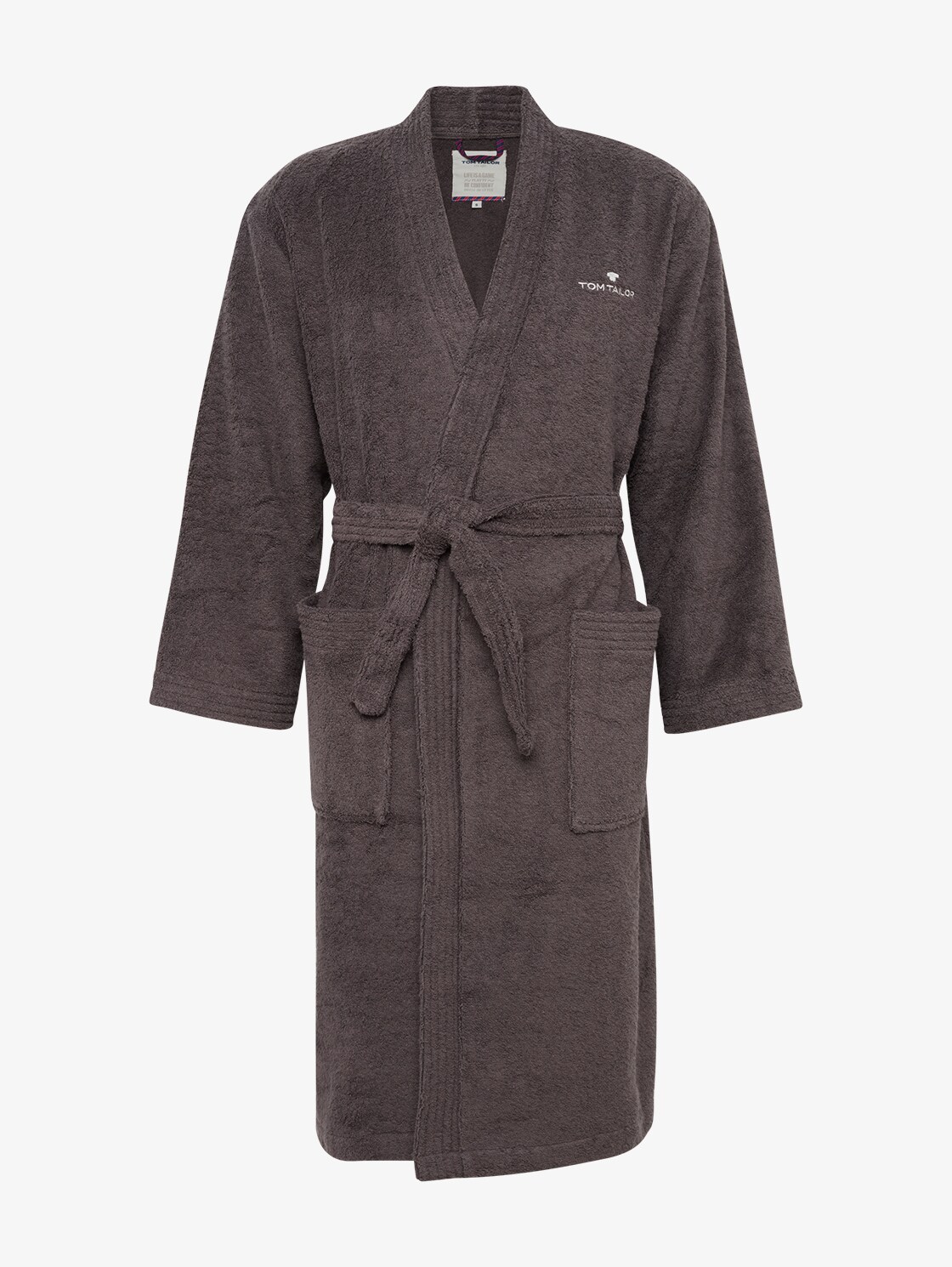 Basic badjas - dunkelgrau / dark grey