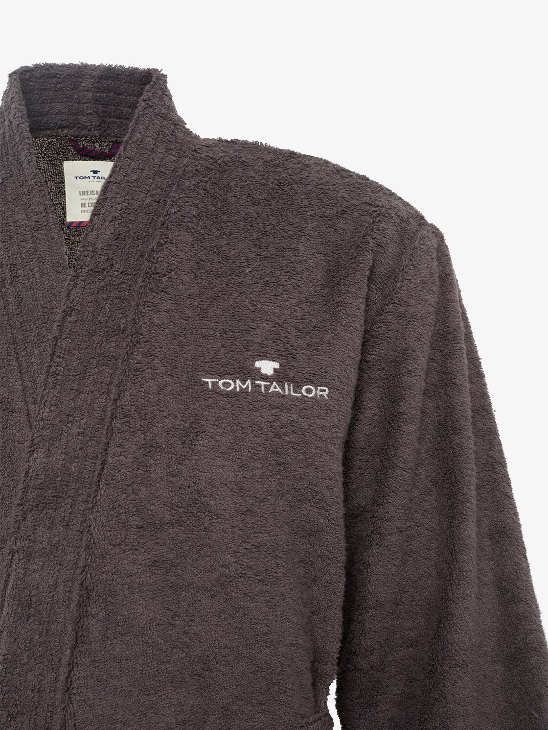 Basic badjas - dunkelgrau / dark grey