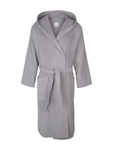 Niet geselecteerd, Badjas met capuchon door , grauw