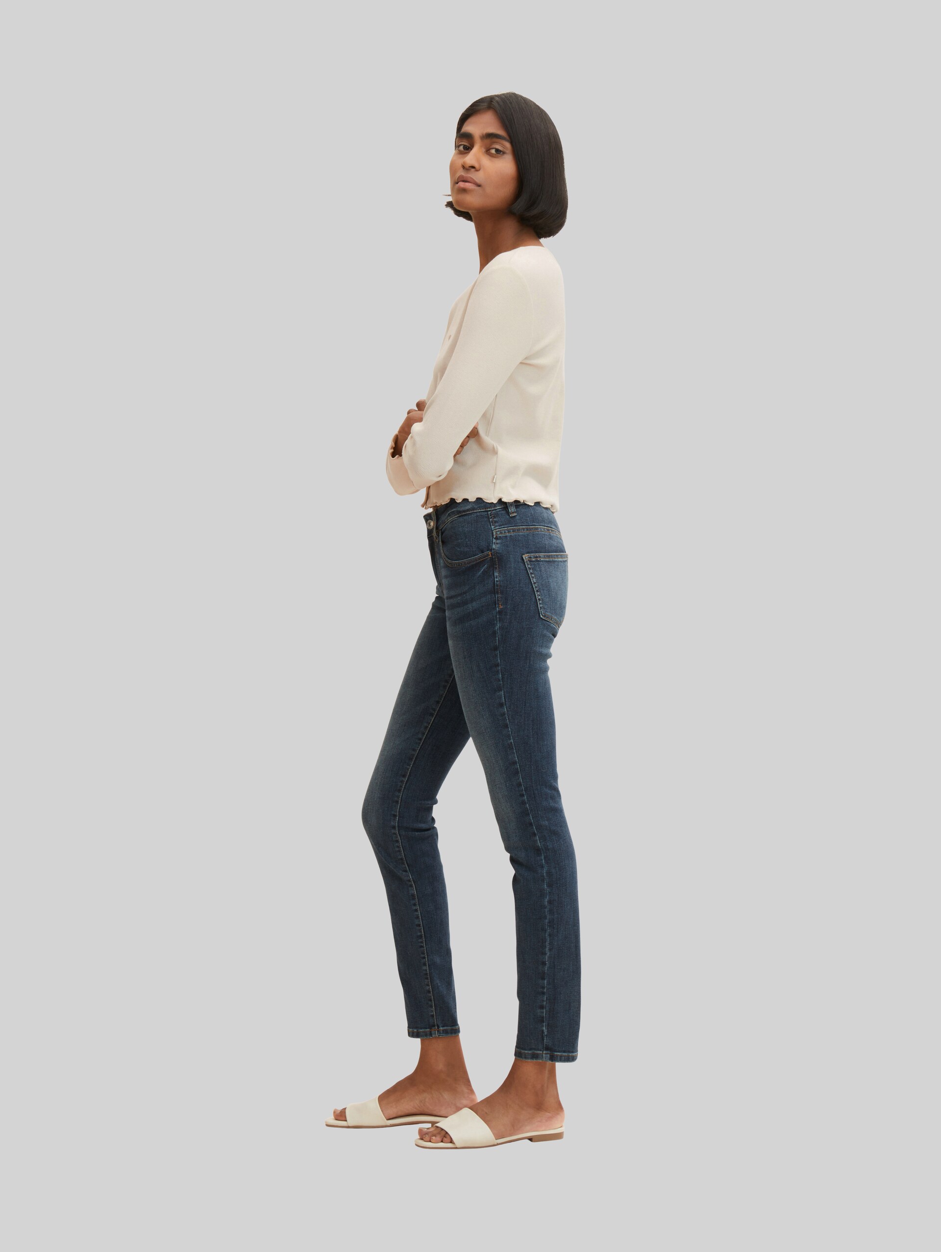 TTALEXA SKINNY Jeans - dark stone wash denim
