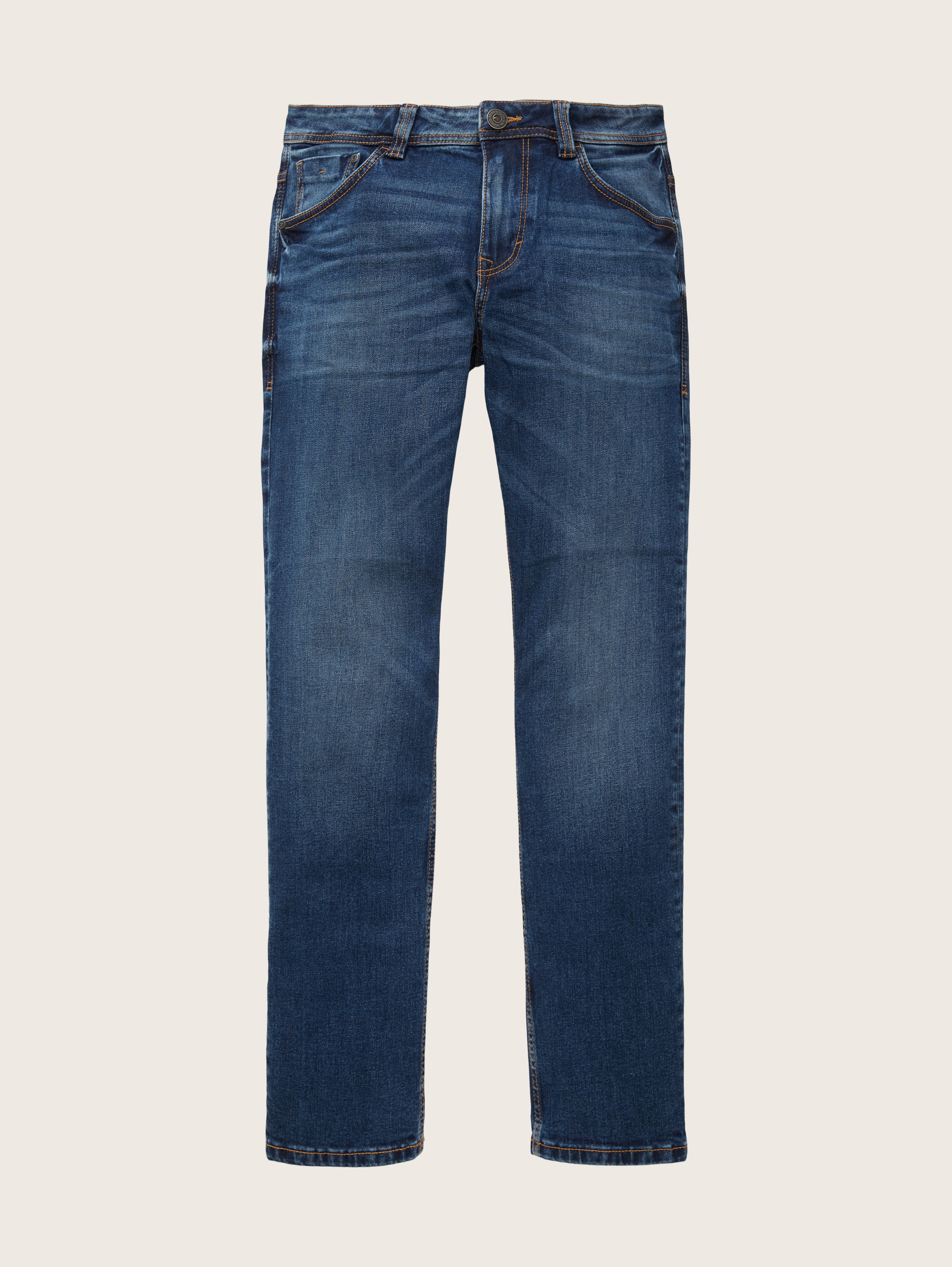 スラックス TAGLIATORE Men Straight Pants TAG01 1800103112 Blue TTMARVIN Straight jeans by Tom Tailor