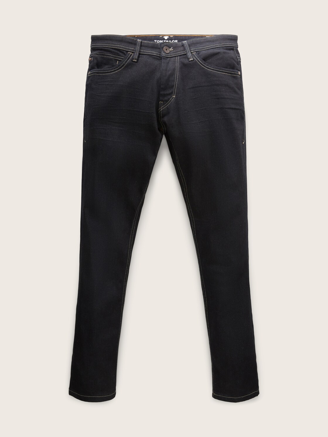 TTJOSH REGULAR SLIM Jeans - Clean Rinsed Blue Denim