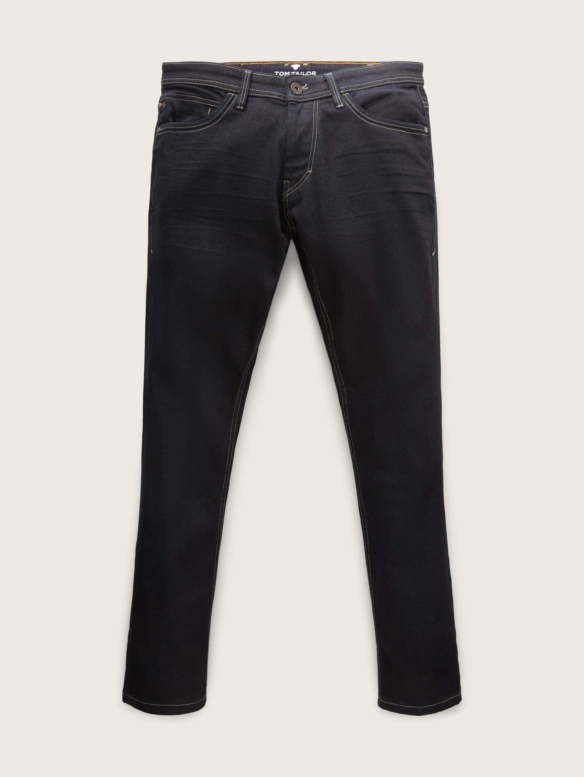 TTJOSH REGULAR SLIM Jeans - Clean Rinsed Blue Denim