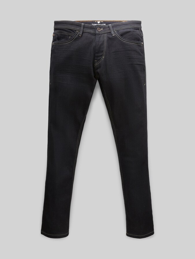 TTJOSH REGULAR SLIM Jeans von Men, Clean Rinsed Blue Denim