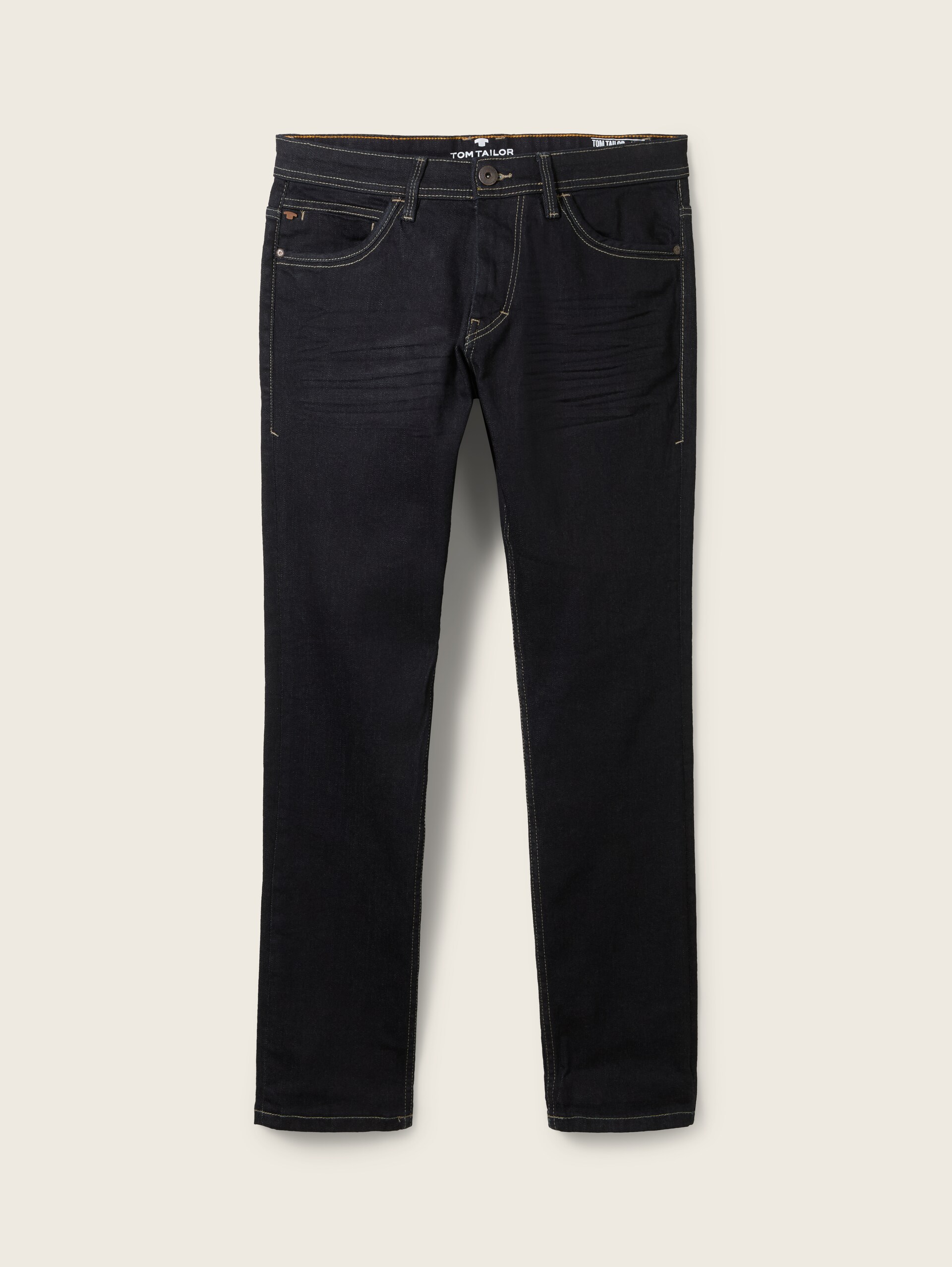 TTJOSH REGULAR SLIM Jeans - Clean Rinsed Blue Denim - Vue de face du produit