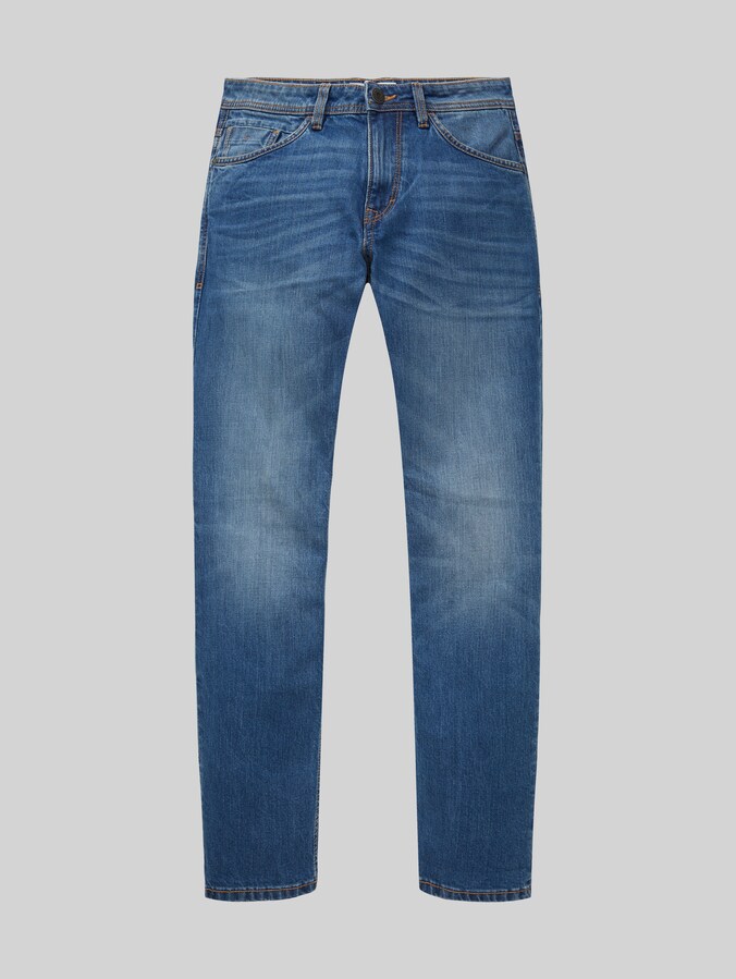 Jean TTJOSH REGULAR SLIM par Men, Used Mid Stone Blue Denim