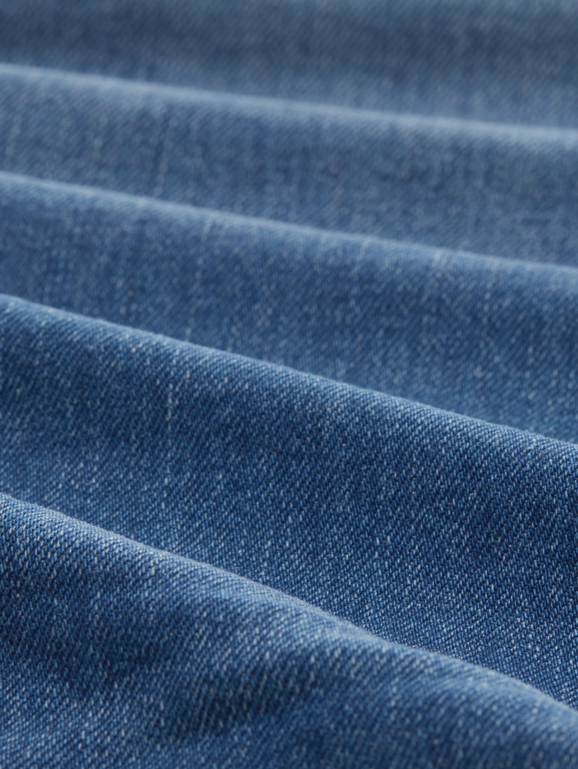 TTJOSH REGULAR SLIM Jeans - Used Mid Stone Blue Denim - Vue de la matière