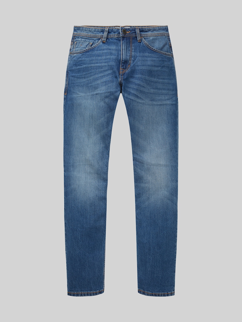 Jean TTJOSH REGULAR SLIM par Men, Used Mid Stone Blue Denim