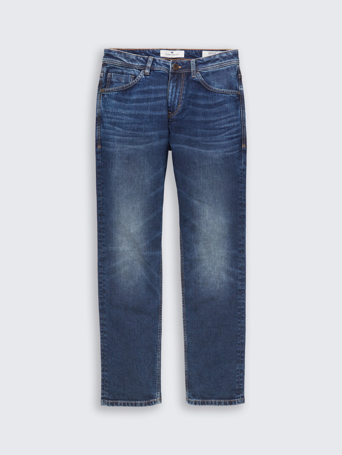 TTJOSH REGULAR SLIM Jeans - mid stone wash denim - Vorder-Produkt-Ansicht