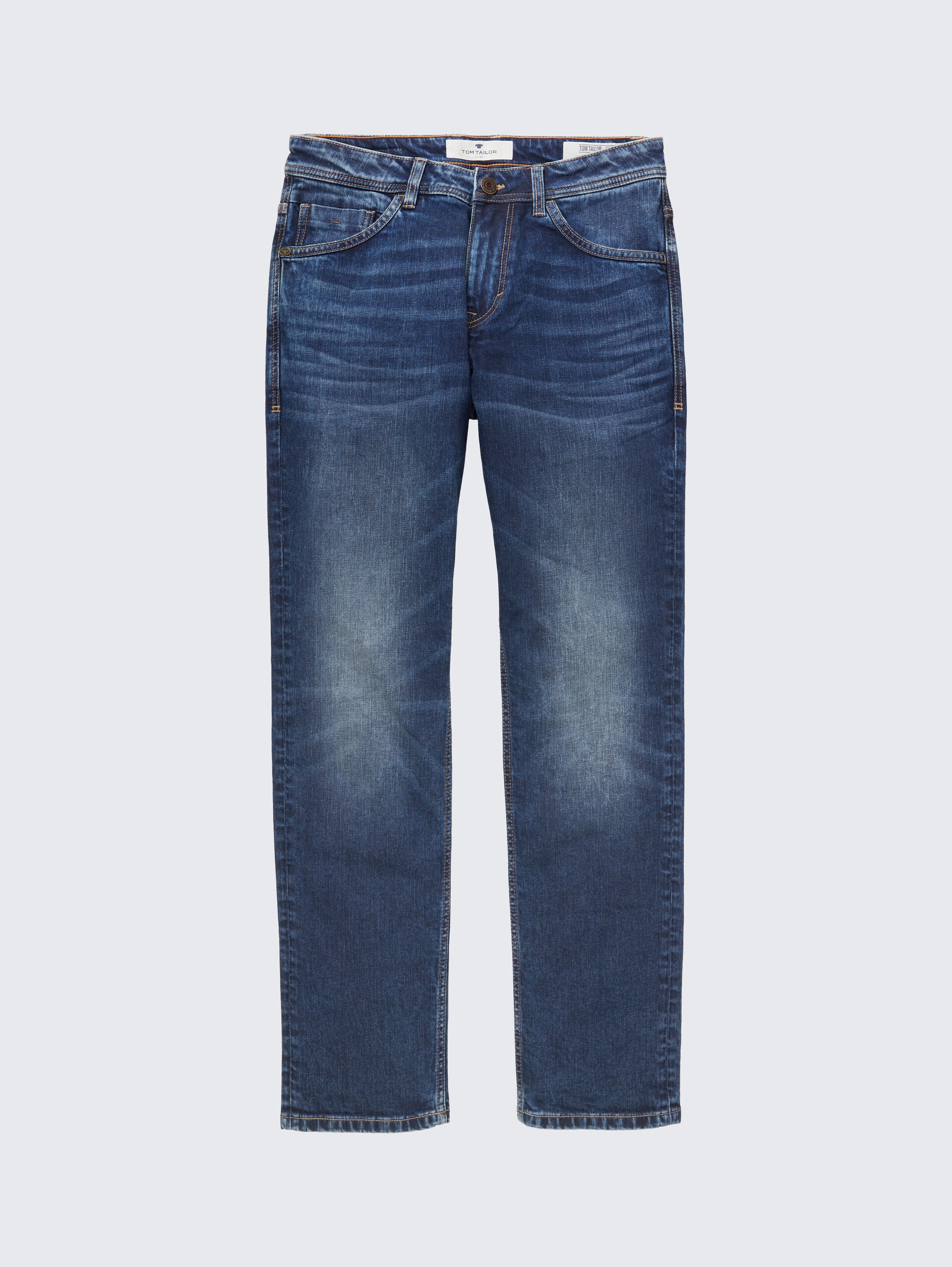 TTJOSH REGULAR SLIM Jeans - mid stone wash denim - Vorder-Produkt-Ansicht