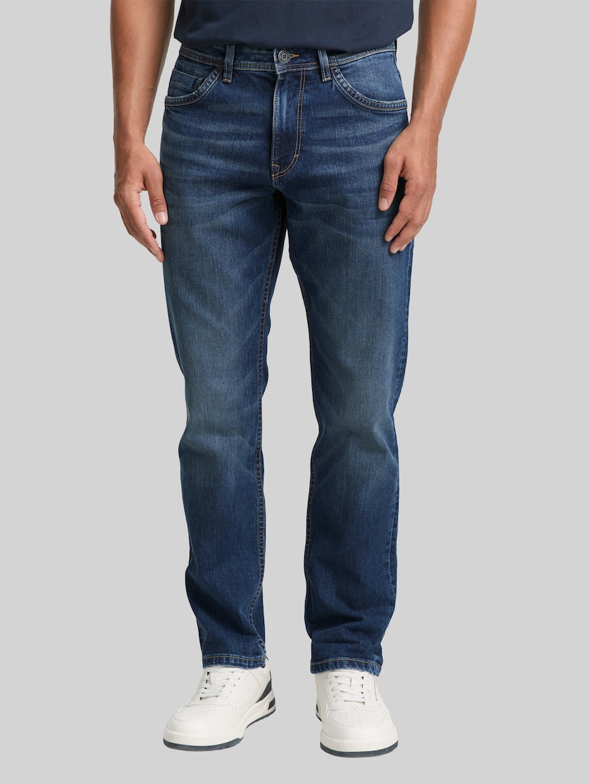 TTJOSH REGULAR SLIM Jeans von Men, mid stone wash denim