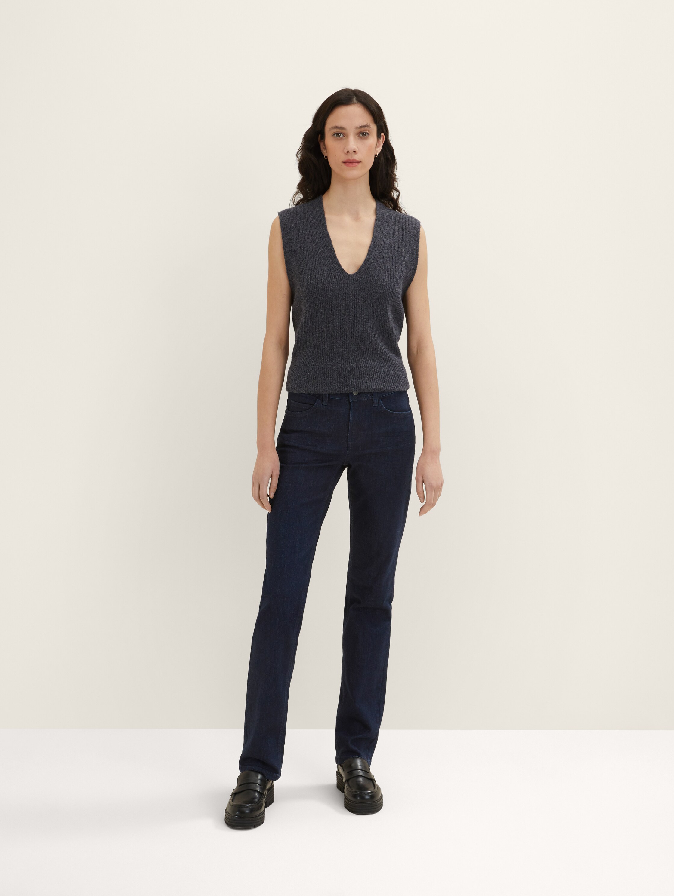TTALEXA Jeans droit en coton bio - bleu - 