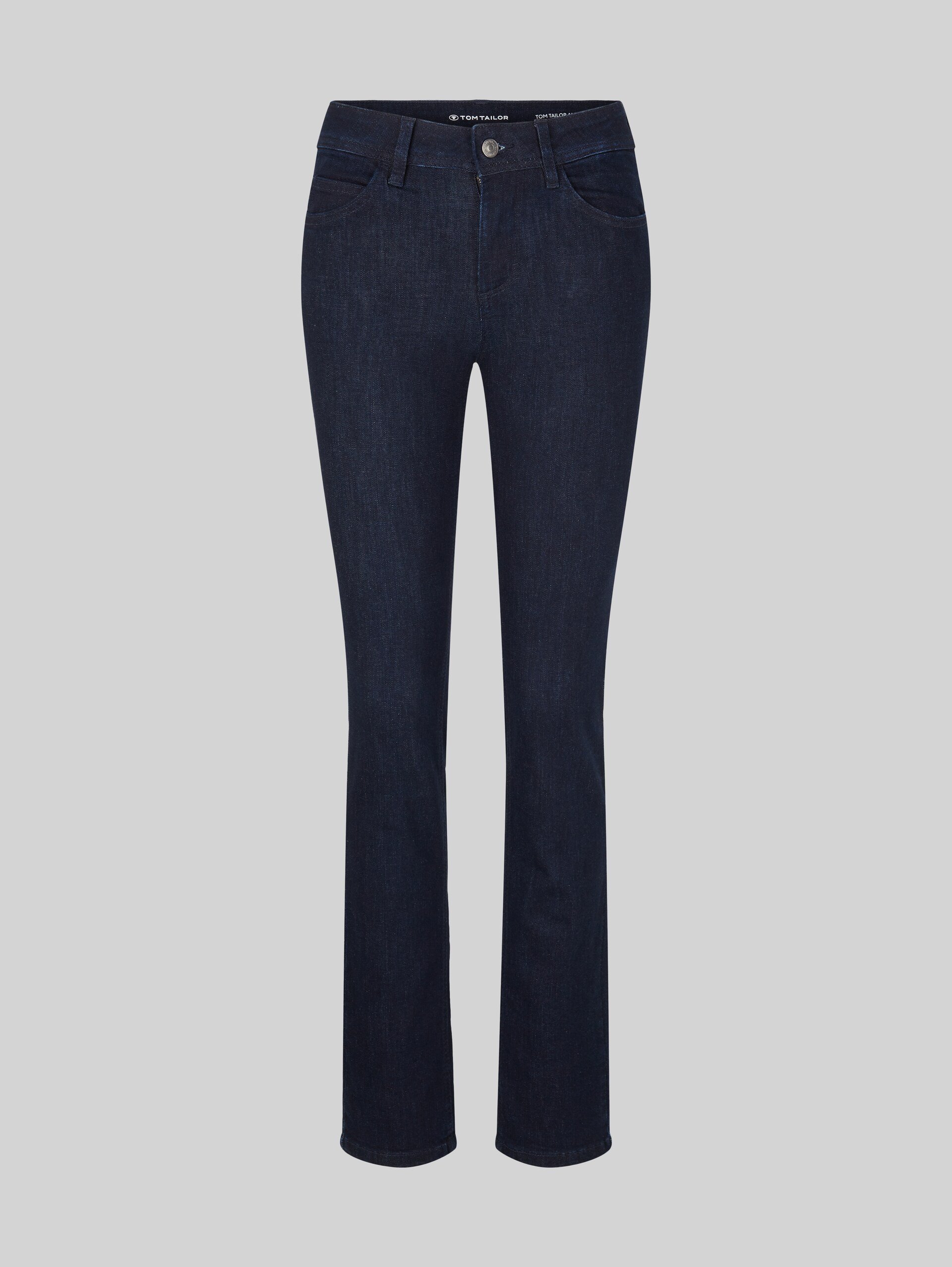 Jeans TTALEXA STRAIGHT - Clean Rinsed Blue Denim - Vue de face du produit