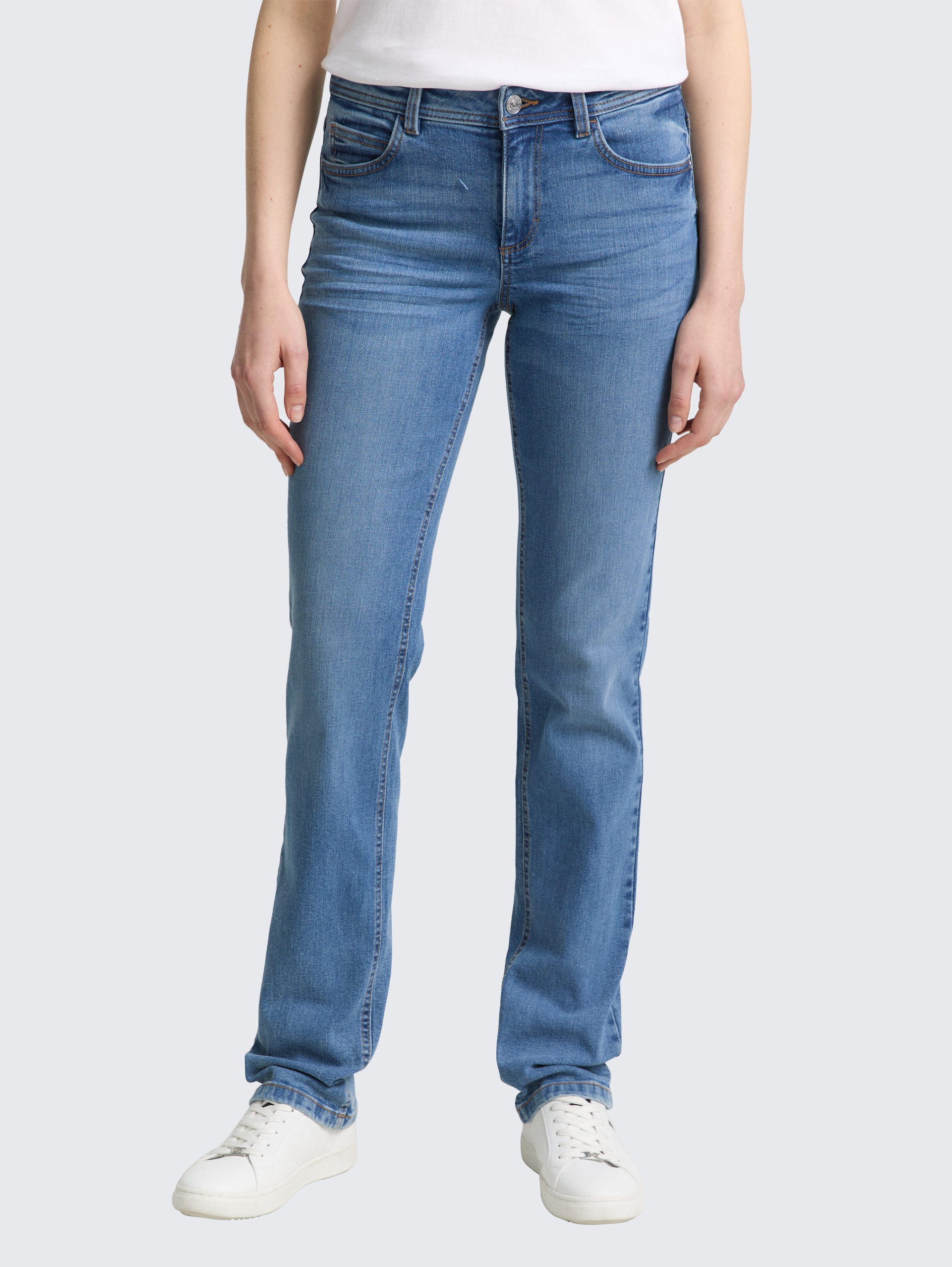 TOM TAILOR für Frauen Jeanshosen Alexa Straight Jeans mid Stone wash Denim, 30/32 günstig online TOM TAILOR für Frauen Jeanshosen Alexa Straight Jeans mid Stone wash Denim, 30/32 günstig online