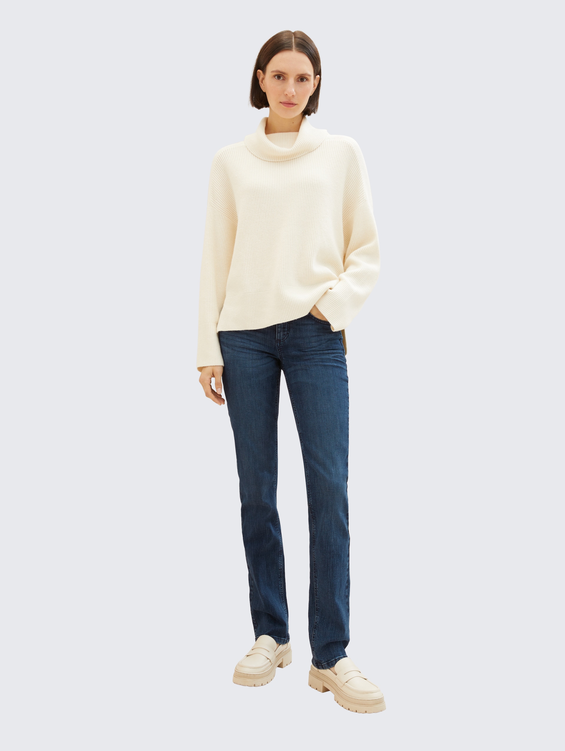 TTALEXA STRAIGHT Jeans - dark stone wash denim