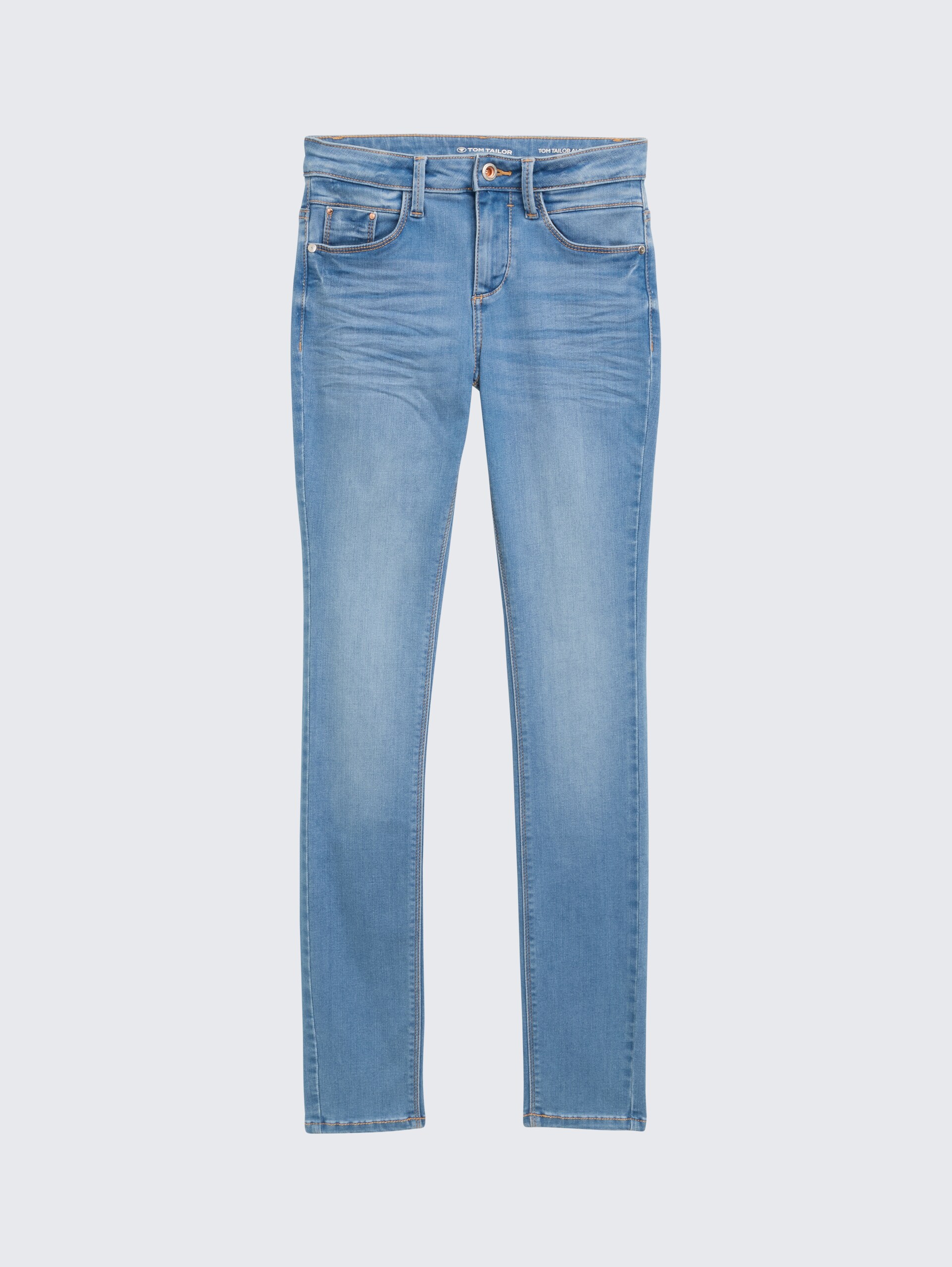 TTALEXA SKINNY Jeans - Clean Light Stone Blue Denim - Vorder-Produkt-Ansicht