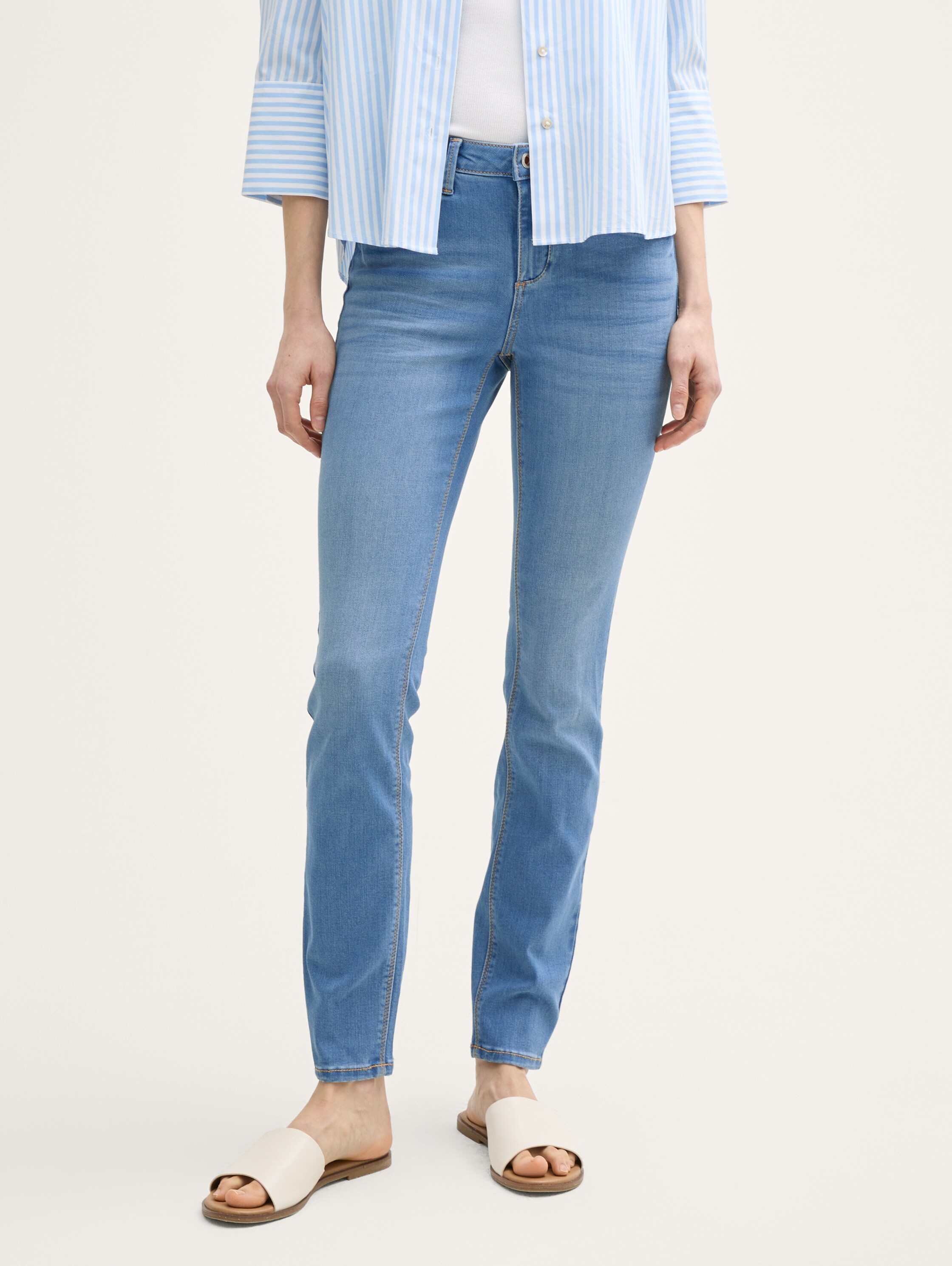 TTALEXA SKINNY jeans - clean_light_stone_blue_denim - 
