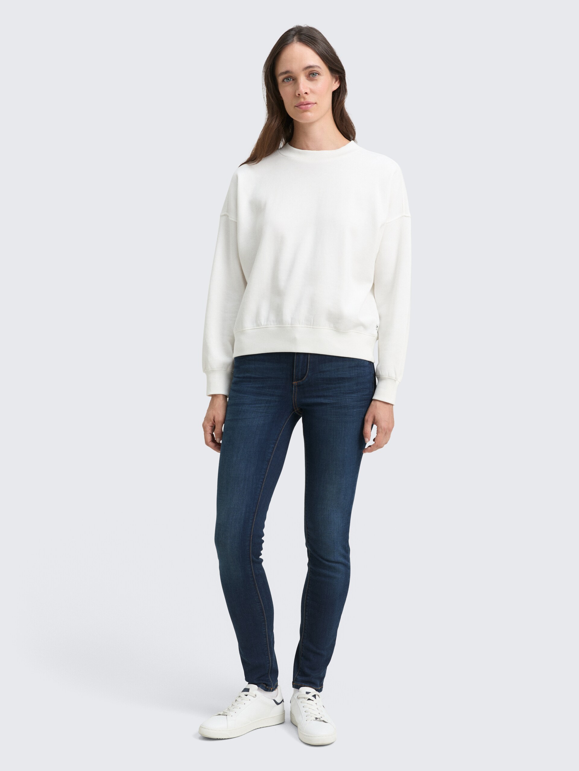TTALEXA SKINNY Jeans - dark stone wash denim - Model-Vorderansicht